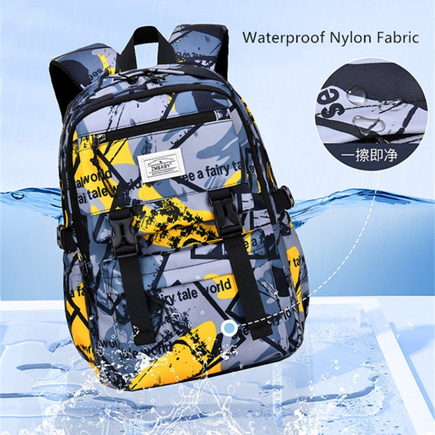 Waterproof boy backpack