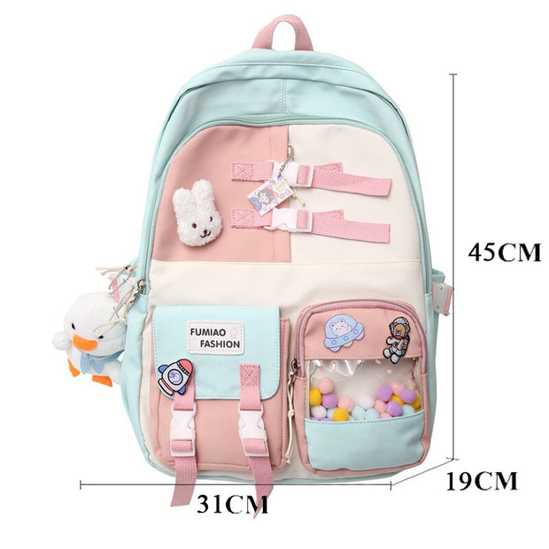 Fashion Girls Waterproof Schoolbag